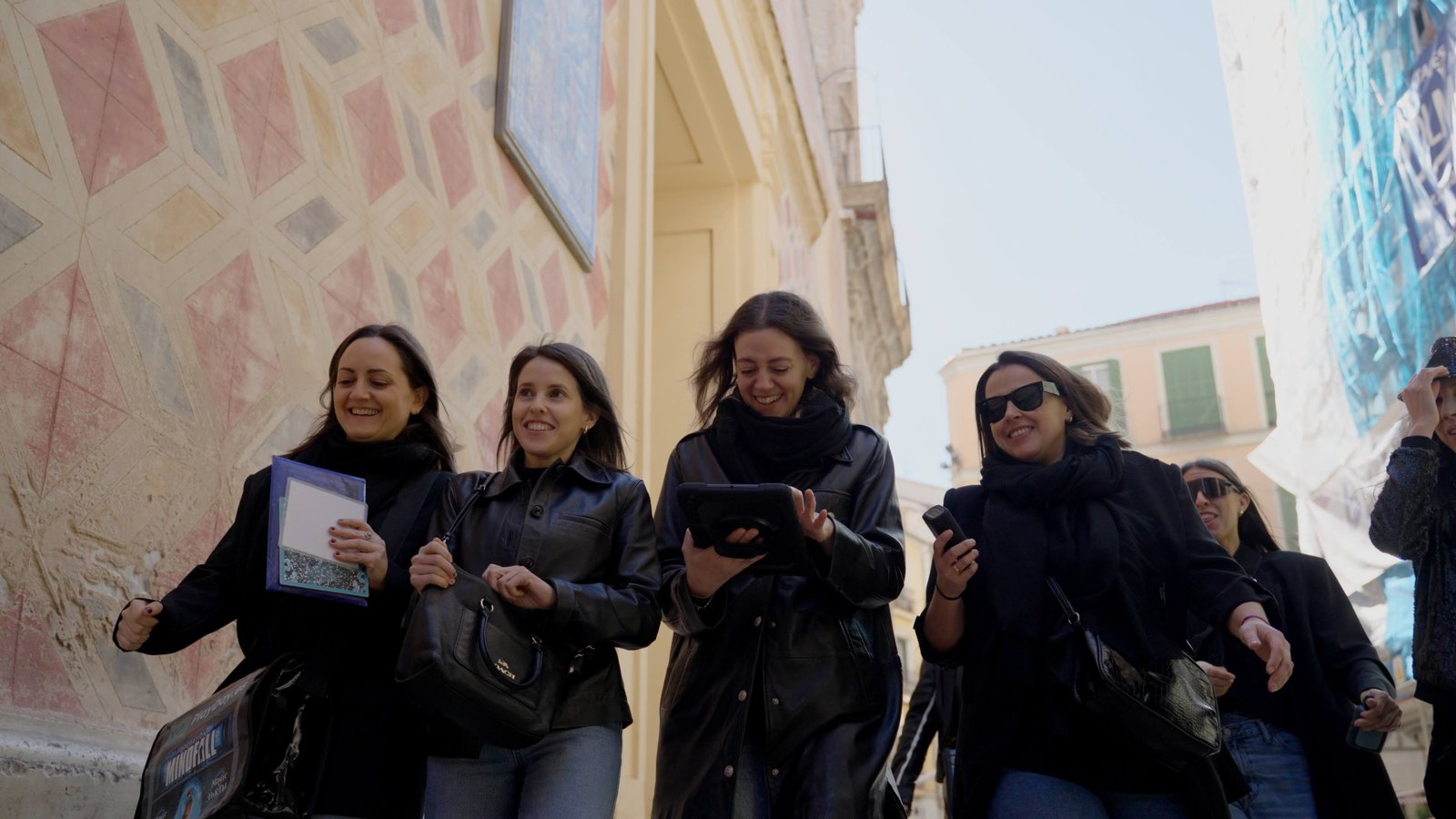 Group enjoying stag weekend activities