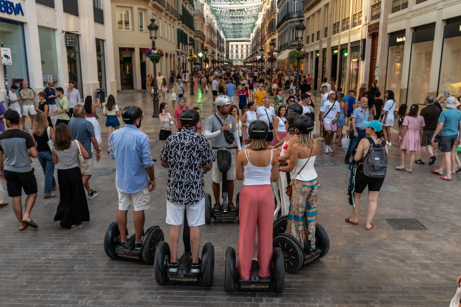 Corporate group on Segway tour in Andalusia