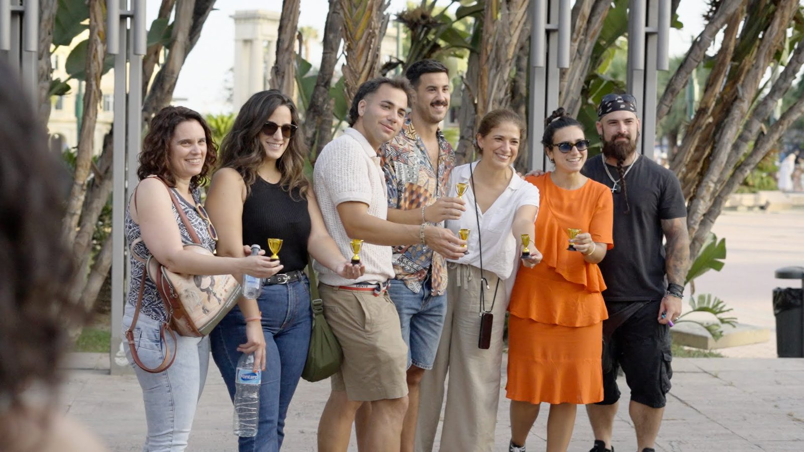 Team bonding outdoor activity